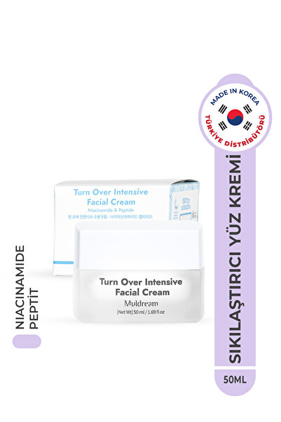 Muldream Turn Over Intensive Facial Cream Niacinamide Ve Peptid Sıkılaştırıcı...
