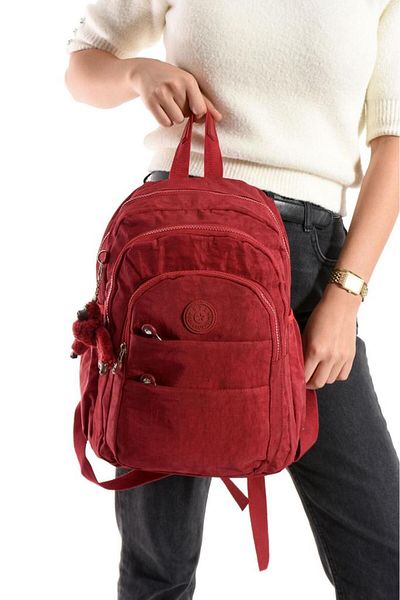 Baginn Women's Backpack Multi-Pocket 30*25 cm Lightweight Clinker Cloth Sports Travel Bag Water Repellent Cloth