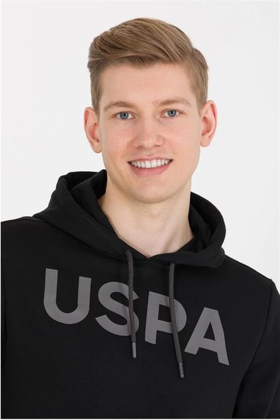 U.S. Polo Assn. Woven Hooded Black Wseat