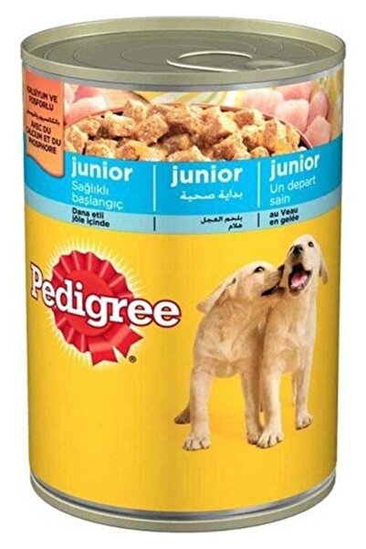 Pedigree Junior Tavuk Etli Yavru Konserve Köpek Maması 400 gr