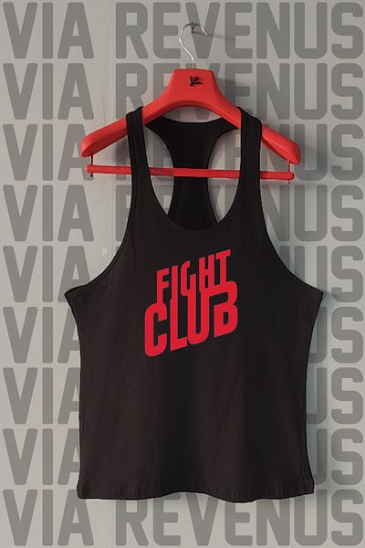 Vordevia Fight Club Printed Tank Top Sports Tank Top