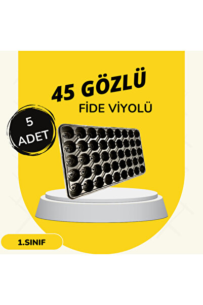 KARAOĞLU VAKUM AMBALAJ Fidelik Viyol 45 Göz Fide Viyolü Fide Altlığı Tohum Ye...