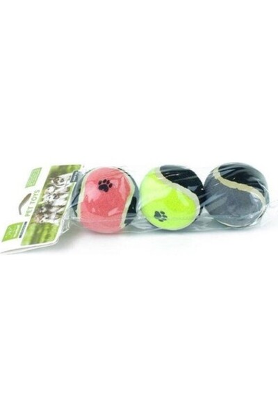 Nunbell Set of 3 Dog Toy Tennis Balls