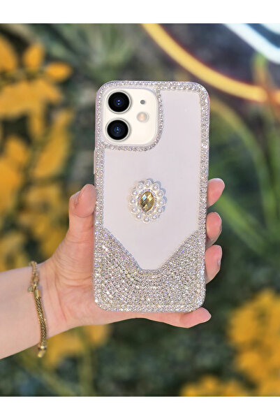 OSG iPhone 11 Uyumlu 3 Boyutlu Karakterli Taşlı Premium Lüüx Koruyucu Telefon...