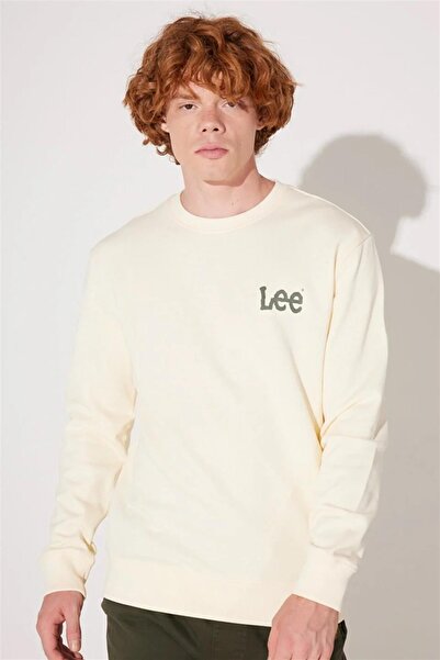 Lee Bisiklet Yaka Erkek Sweatshirt L81MRFNQ