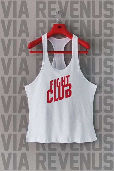 Vordevia Fight Club Printed Tank Top Sports Tank Top