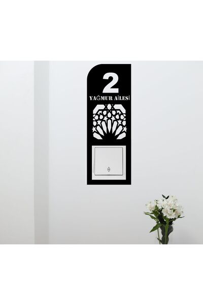PERSONALISED APARTMENT BELL FRAME DOOR NUMBER