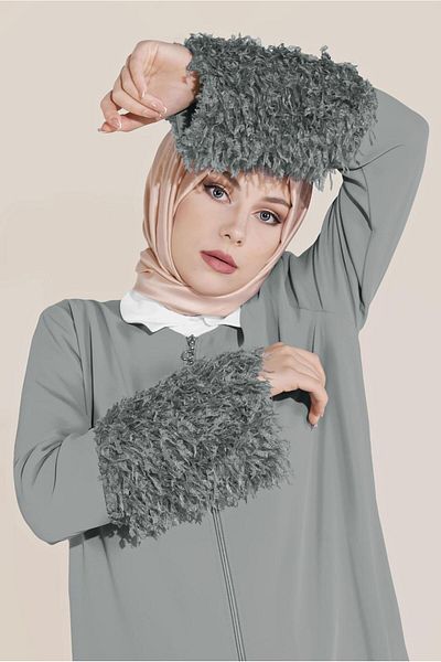 TRENDTESETTÜR Γυναικεία Γκρι (A.GRI) Φούντα Λεπτομερή Wear Out 40731