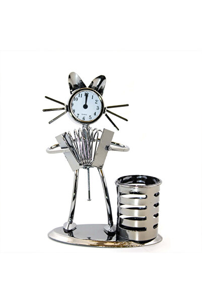 hediyesahibi Metal Saatli Kalemlik Alk2118