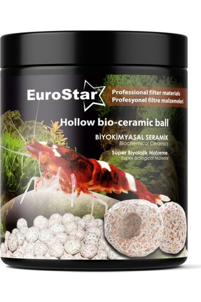 EuroStar Hollow Bio Balls Biolojik Filtre Malzemesi 1Lt 815gr