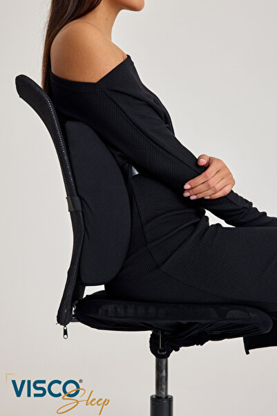 visco Bel Yastığı Sırt Minderi Ortopedik Bel Minderi Ortopedik Sırt Yastığı %...