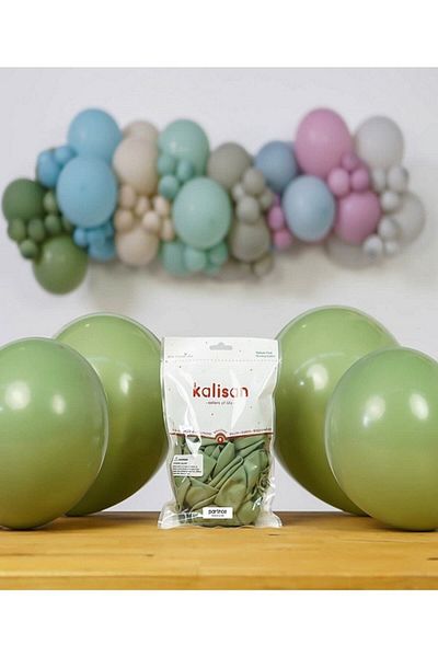Kalisan Eucalyptus Retro Balloon 12 Inch 10 Lu
