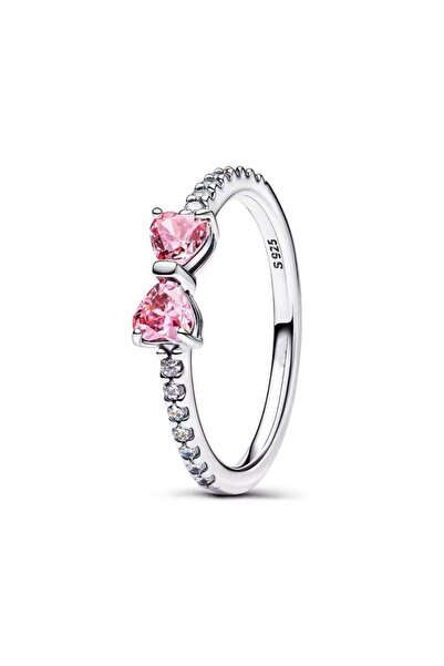 POSEİDONS JEWELLERY Poseidons Jewellery 925 Ayar Işıltılı Zirkon Taşlı Pembe ...