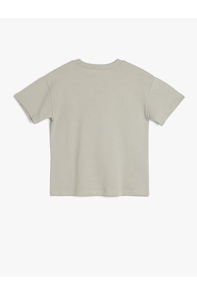 Koton New Season Short Sleeve Crew Neck Cotton Basic T-Shirt