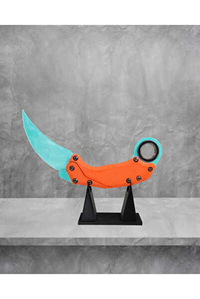 etmo 3d dizayn Gravity Karanbit Rulmanlı - plastik figür -Turkuaz/Turuncu