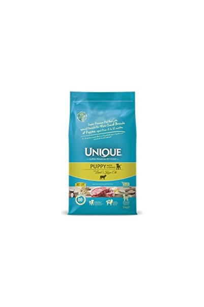 Unique Mini ve Küçük Irk Yavru Köpek Maması Kuzu Etli 3 kg