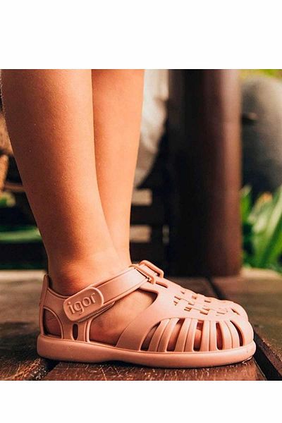IGOR Clasica Velcro Kids Sandals Shoes S10288-197maquillaje