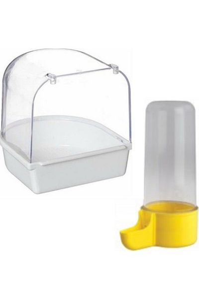 Pets Family Özvardar Budgie and Double Beak Bird Drinker
