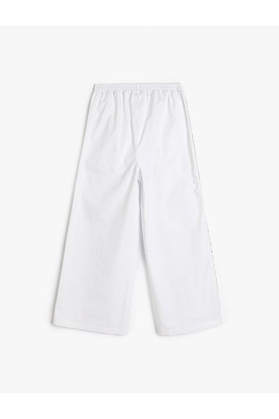 Koton white Cotton Trousers
