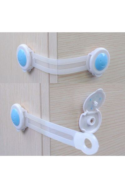 İndiriminVar Plastic Door Window Cabinet Drawer Lock for Kids