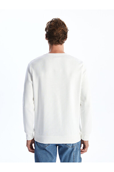 LC Waikiki Ανδρικό φούτερ - Crew Neck, Μακρυμάνικο, εμπριμέ