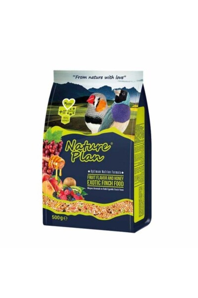 Nature Plan Meyveli Ve Ballı Egzotik Finch Yemi 500gr X 5 Adet