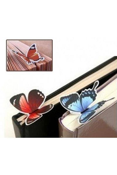 İndiriminVar Bookmark Page Separator Butterfly Designed Bookmark Bookmark