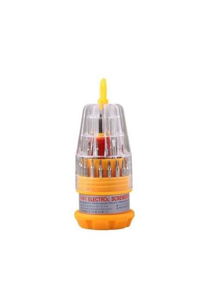İndiriminVar Egg Model Mini Screwdriver - Set of 2 (31 Pieces)