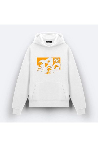 exans Ramones Coverki Design Printed Hooded Sweatshirt