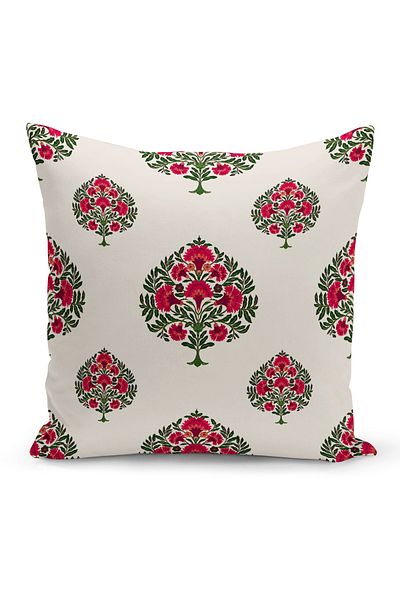 Bertille Home Seria Ramadan - Set de 4 huse de pernă cu imprimare digitală pe două fețe