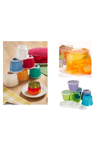 İndiriminVar Plastic Jelly Pudding Shaper - Flower Shaped Jelly Mold