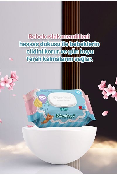 Number 1 12X90 Baby Wet Wipes