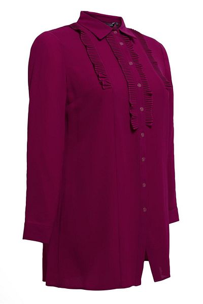 Alvina Plus Size Pleated Detailed Tunic 20401