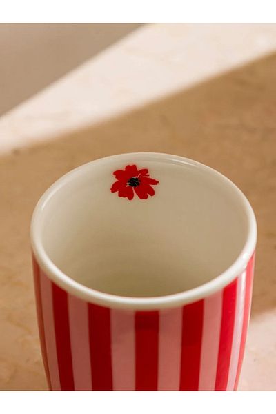 LC Waikiki Lcw Home Red Floral Printed Mug 270 ml
