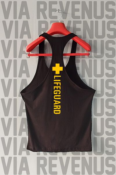 Vordevia Lifeguard / Lifeguard Front and Back Printed Tank Top Sports Tank Top