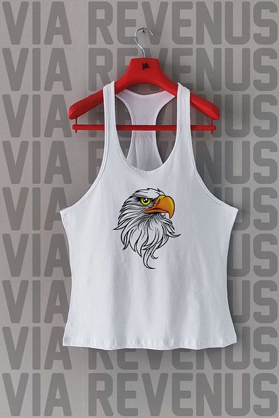 Vordevia Eagle Printed Tank Top Sports Tank Top
