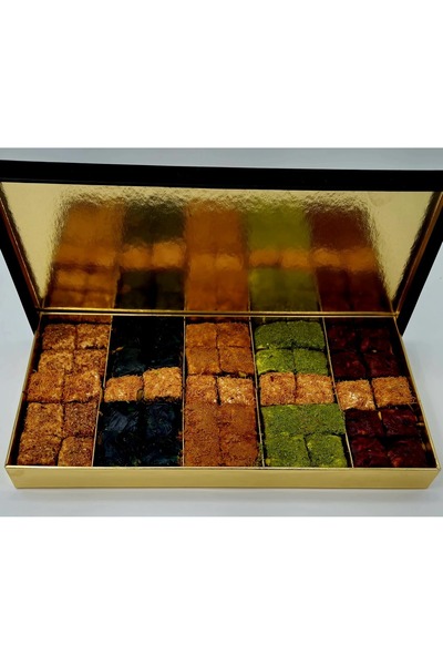 turkish baklava lokum karışık büyük kutu