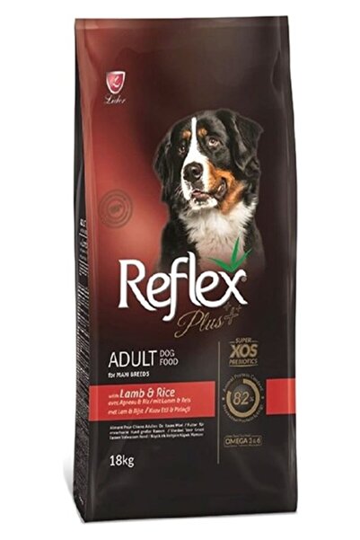 Reflex Plus Kuzu Etli ve Pirinçli İri Irk Yetişkin Köpek Maması 18 Kg CB10652