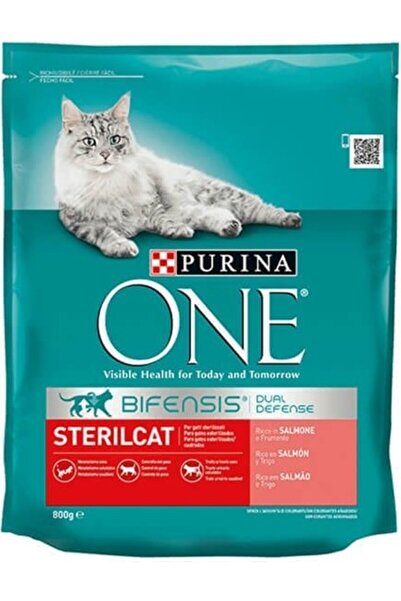 Cat Chow Purina One Sterilised Somonlu Kısırlaştırılmış Kedi Maması 800 gr