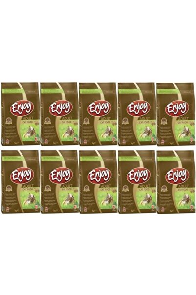 Enjoy Tavuk Etli Yetişkin Kedi Maması 1 kg 10 Adet