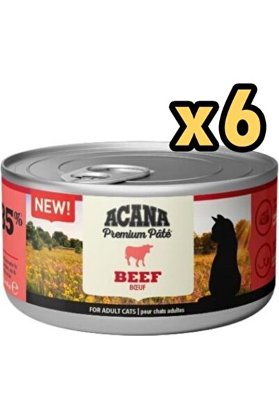 Acana Premium Biftekli Ezme Kedi Konservesi 85 gr X 6 Adet
