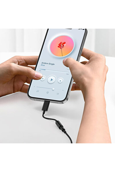 Sneezy Samsung Galaxy Cep Telefonu Uyumlu Type-c Kulaklık Çevirici Dönüştürücü Aparatı Aux Dönüştürücüsü