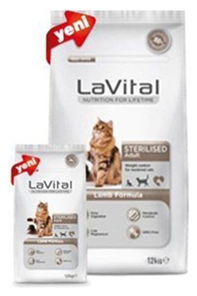 LaVital Cat Adult Sterilised Lamb Kuzu Etli Kısırlaştırılmış Yetişkin Kedi Ma...