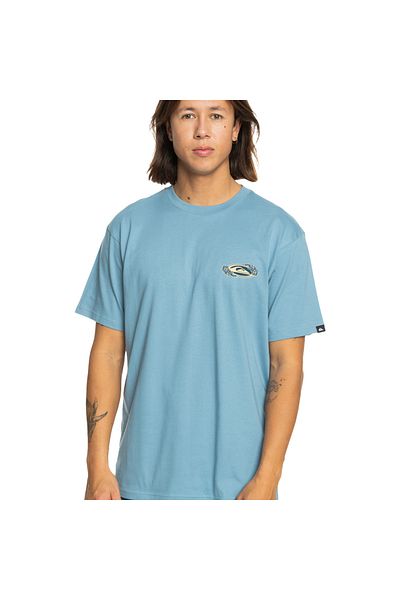 Quiksilver Tricou albastru pentru bărbați Tc Snap Tricou pentru bărbați Eqyzt07672