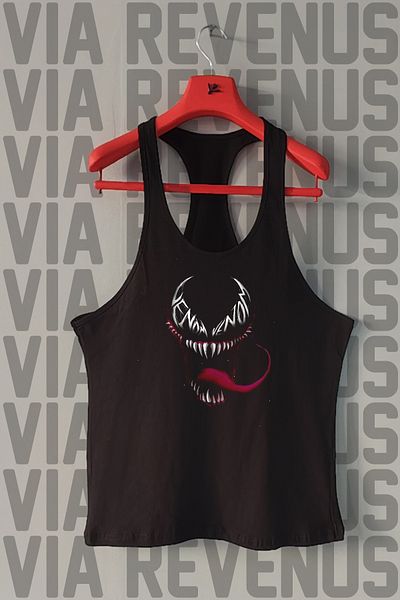 Vordevia Printed Tank Top Sports Singlet