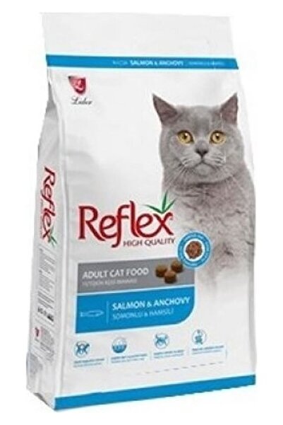 Reflex Somonlu ve Hamsili Yetiskin Kedi Mamasi 15 kg