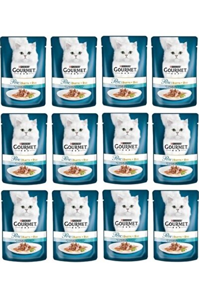 Gourmet Purina Perle 12 Adet Izgara Ton Balıklı Konserve 85 gr