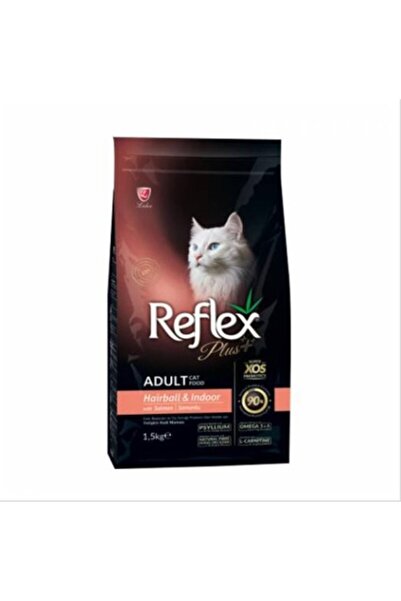Reflex Plus Hairball Indoor Somonlu Tüy Yumağı Azaltıcı Kedi Maması 1,5 Kg