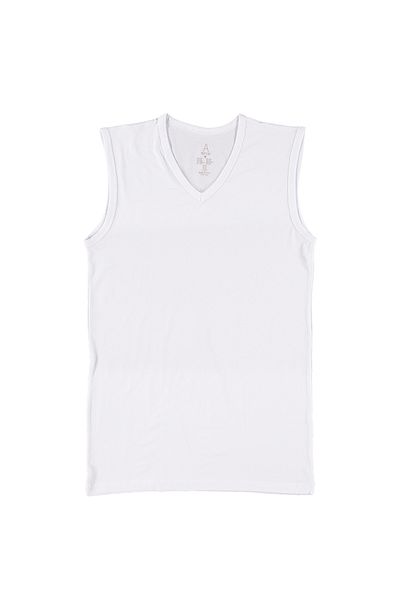 Abdullah Kiğılı 2-Piece V-Neck Cotton Tank Top Set