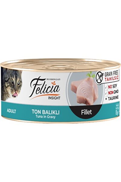 Felicia Tahılsız Ton Balıklı Fileto Yaş Kedi Konservesi 85 gr